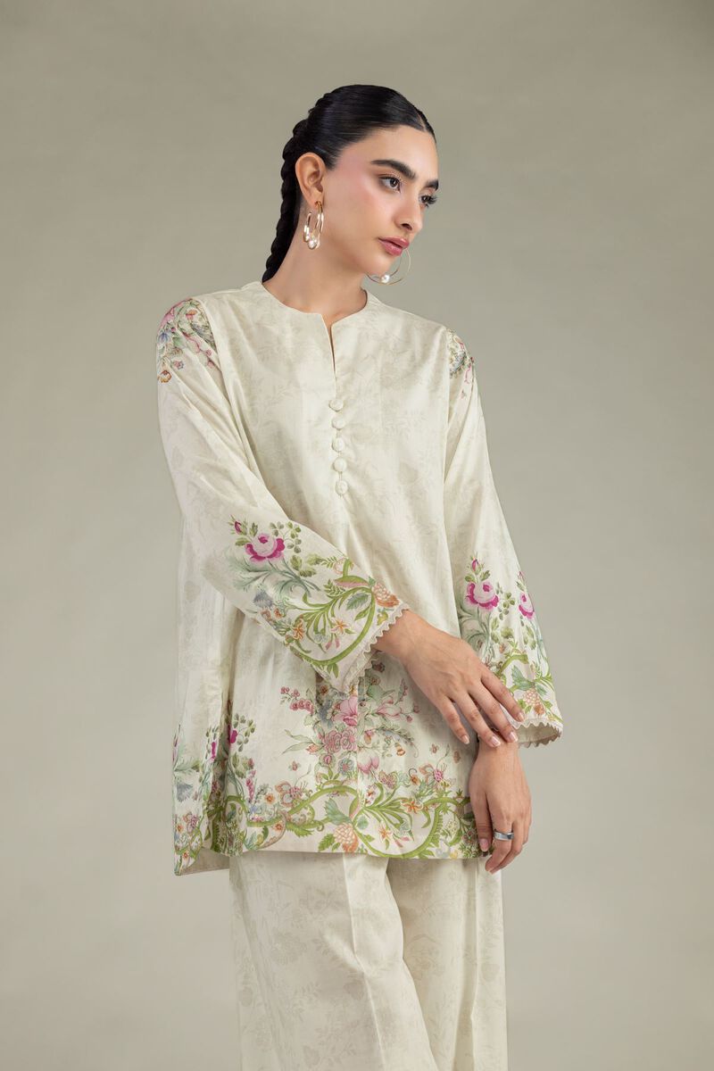 Printed | Cambric | Short V-Neck Kurta | USD 35.00