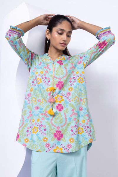 Printed | Cambric | Kurta | USD 6.00