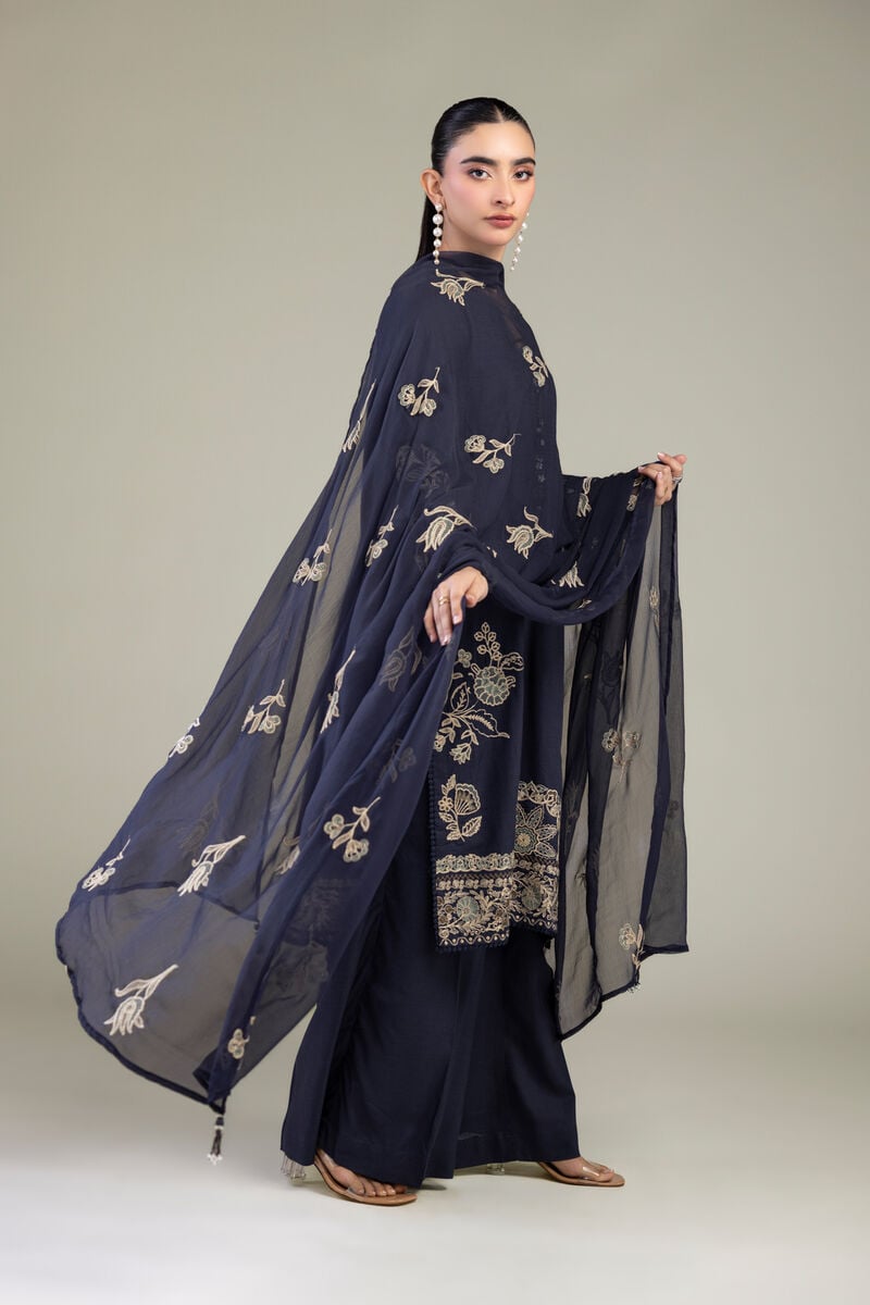 Embroidered | Raw Silk | Silk Solid Pants | USD 30.00