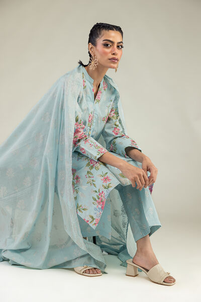 Printed | Lawn | Floral Lawn Dupatta | USD 30.00