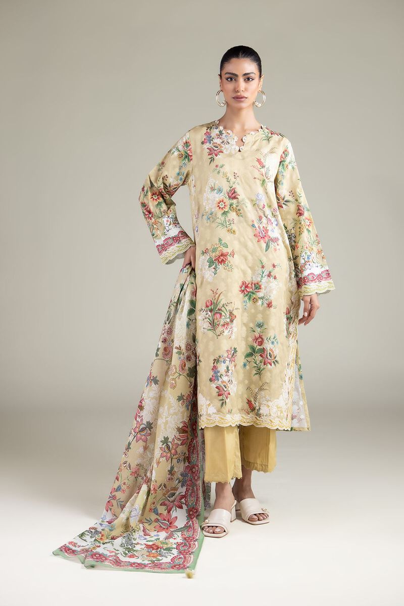 Embroidered | Broshia | Tailored 3 Piece | USD 75.00