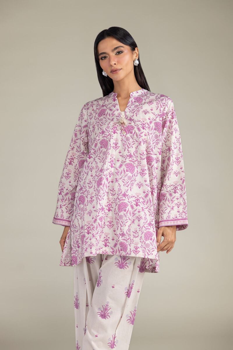 Printed | Cambric | Short Floral Kurta | USD 35.00