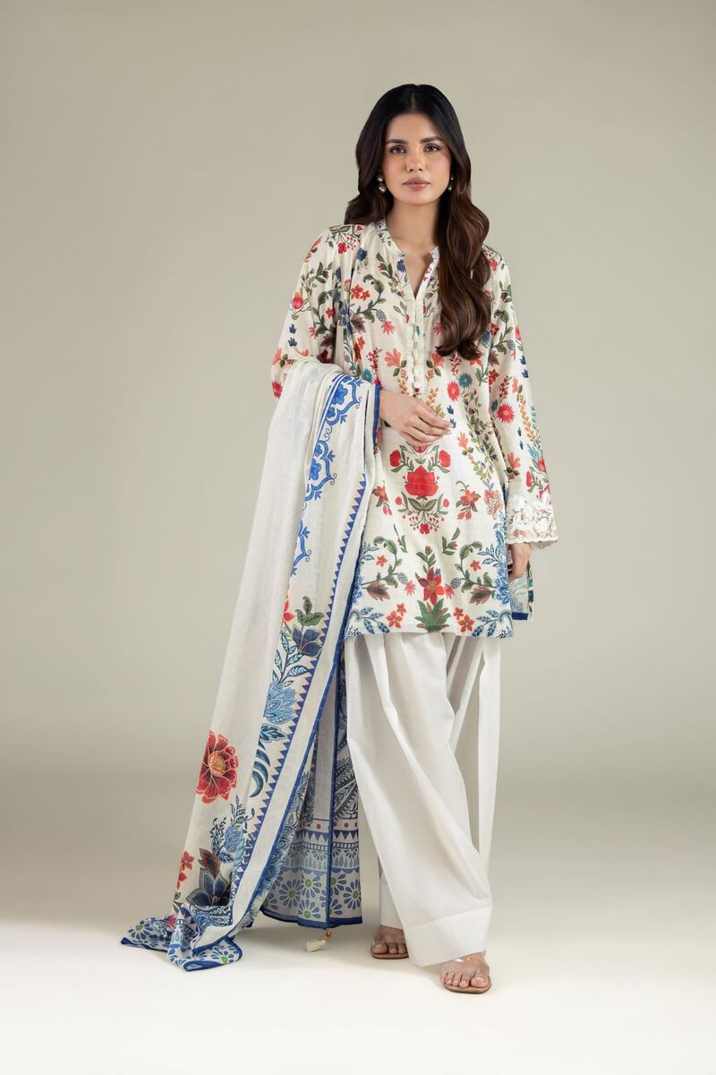 Embroidered | Messuri | Floral Tailored 3-Piece | USD 70.00