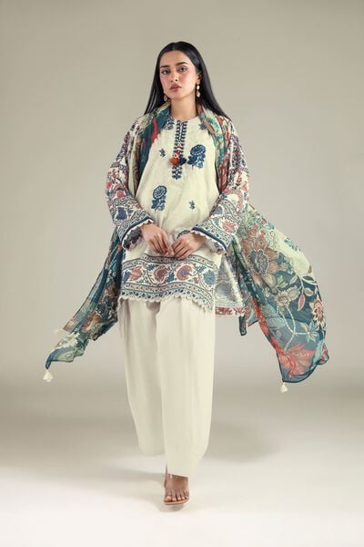 Embroidered | Textured Lawn | Lawn Tailored 3-Piece | USD 65.00