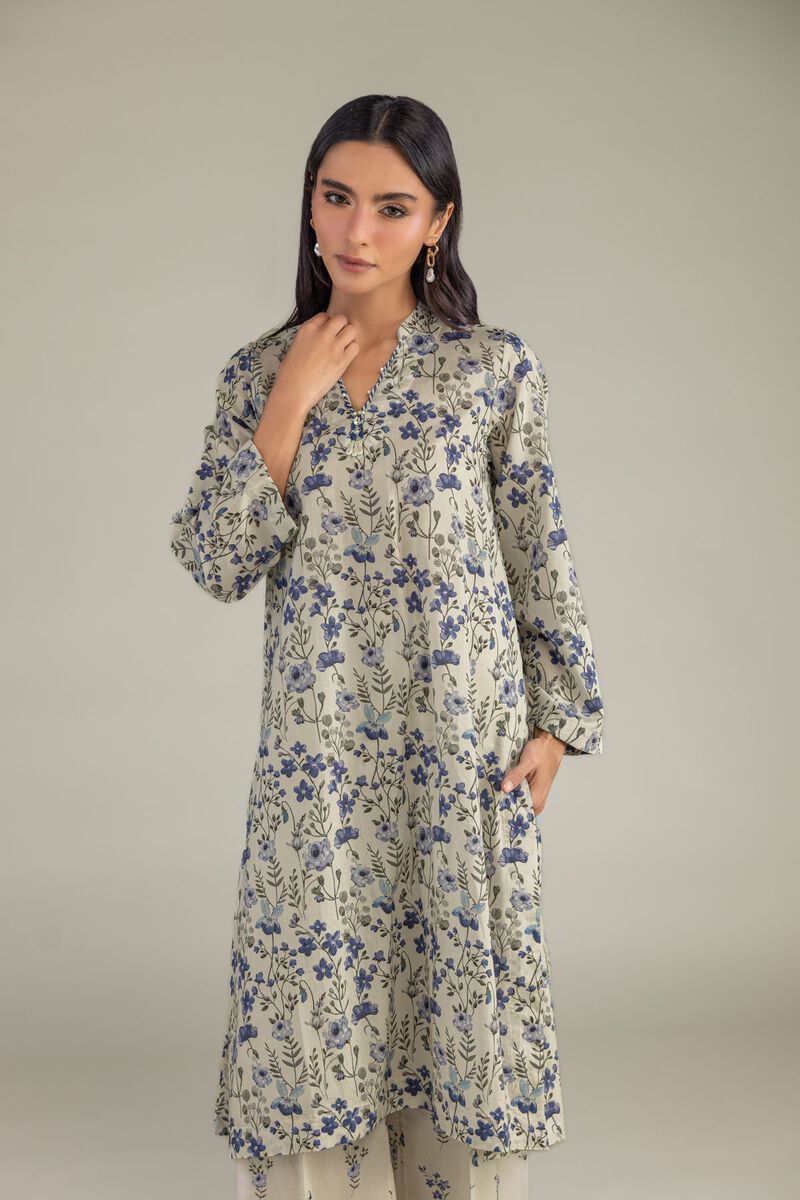 Printed | Cambric | Floral Longline Kurta | USD 35.00