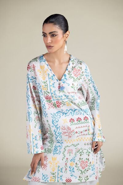 Printed | Cambric | Tailored Cambric Set | USD 40.00