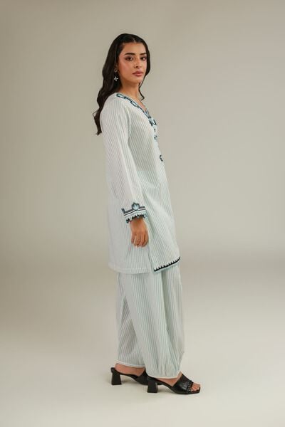 Embroidered | Cotton Dobby | Embroidered Shalwar | USD 30.00