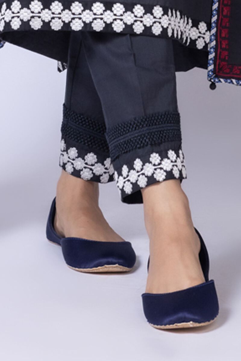 Embroidered | Crosshatch Poplin | Pants | USD 6.00