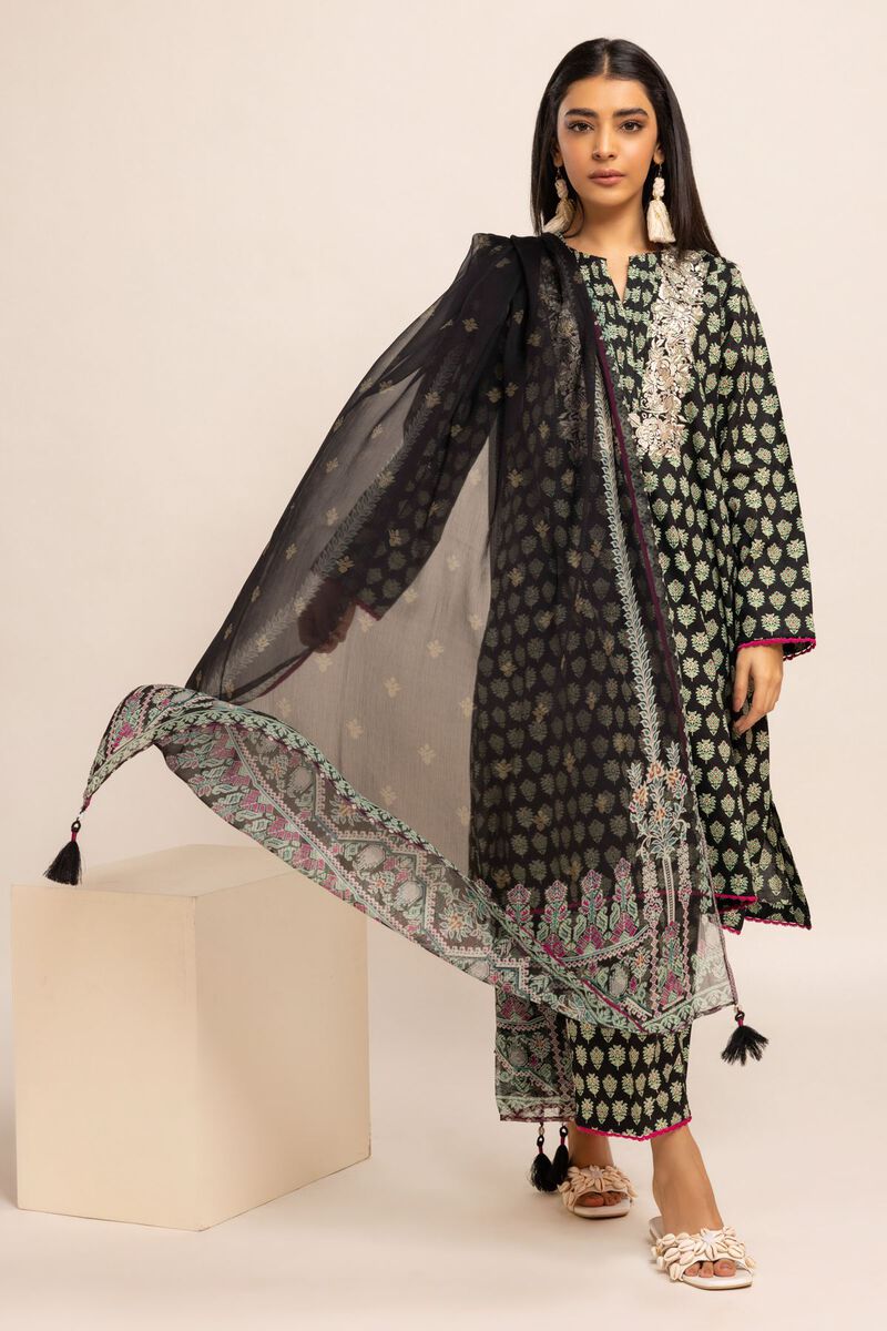Printed | Bamber Chiffon | Dupatta | null