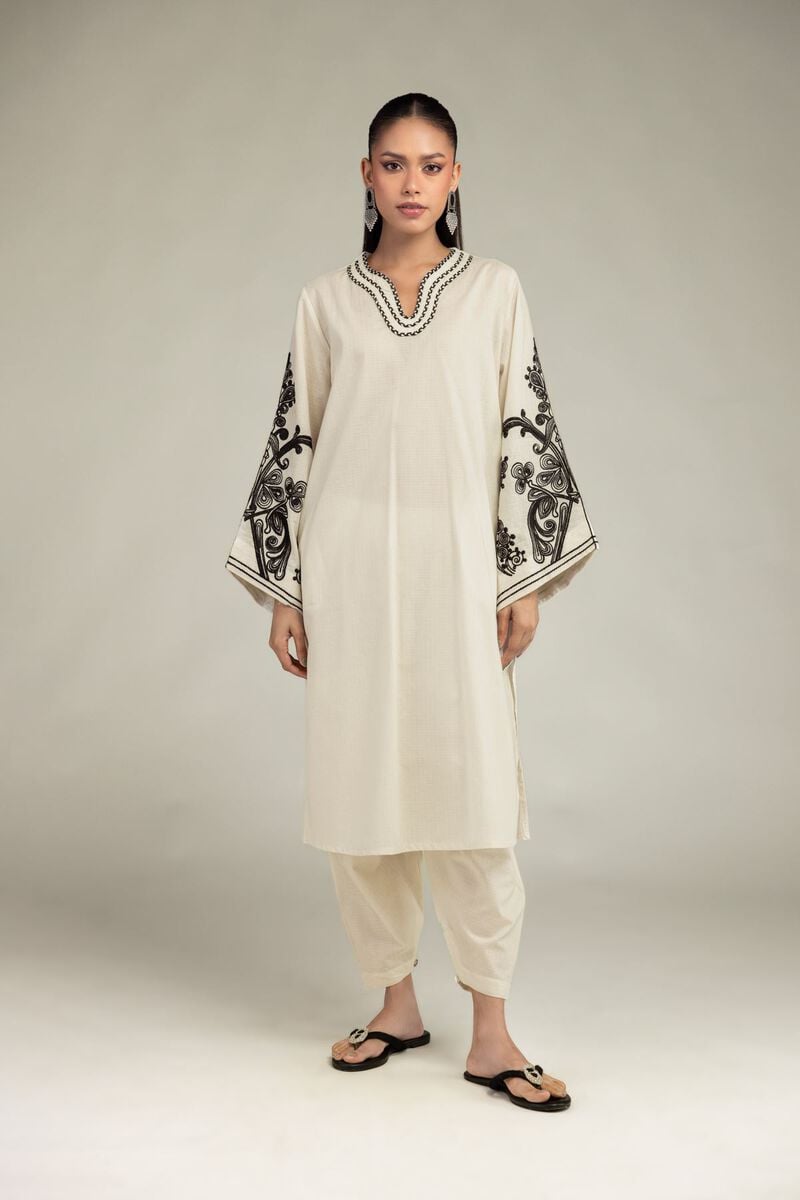 Embroidered | Cotton Dobby | Cotton Dobby Shalwar | USD 30.00