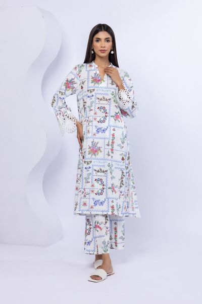 Embroidered | Crosshatch Poplin | Kurta | USD 30.00