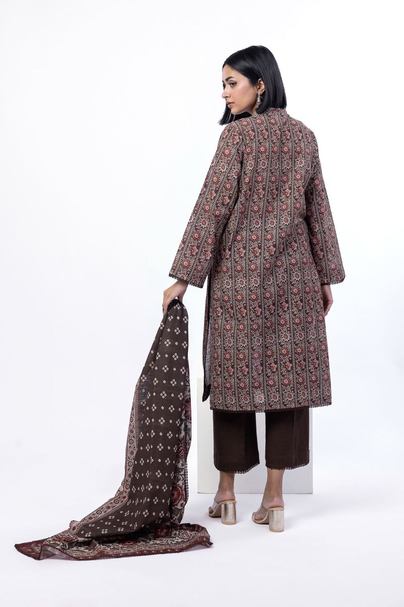 Printed | Textured Cotton | Tailored 3 Piece | USD 45.00