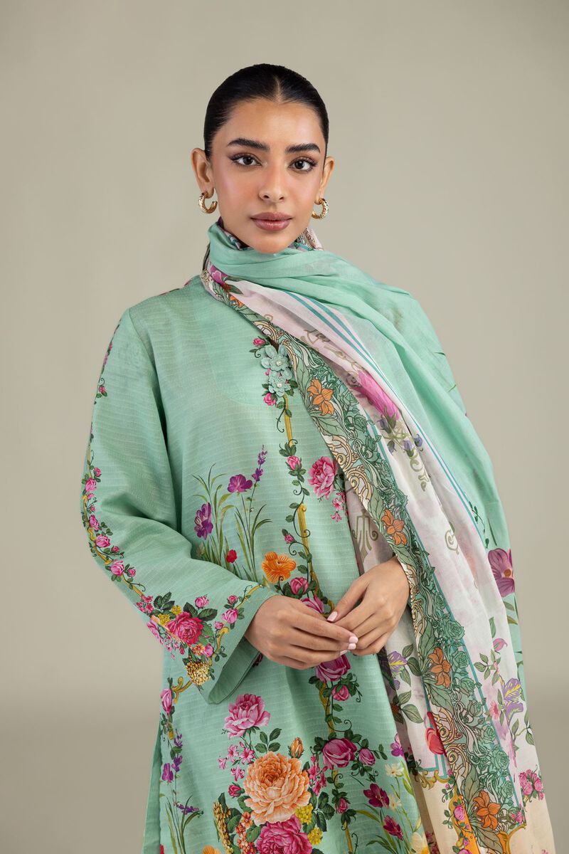 Printed | Lawn | Lawn Floral Dupatta | USD 30.00