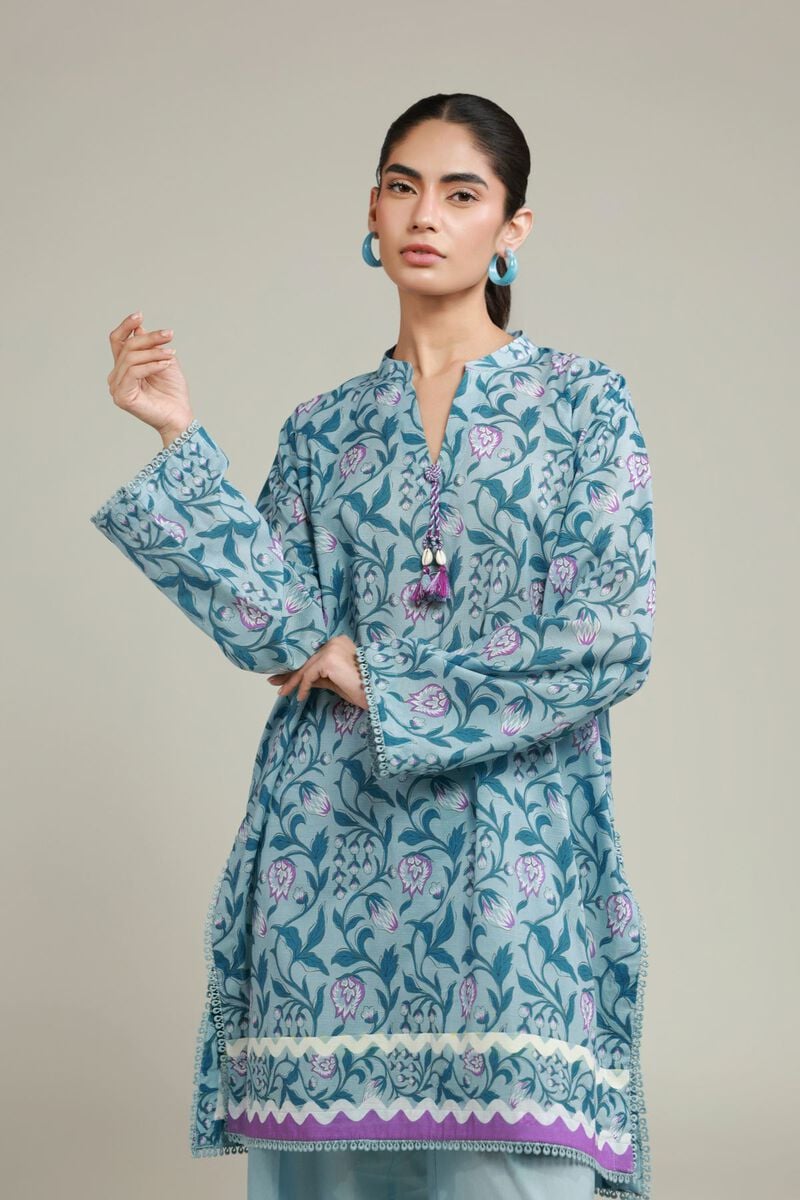 Printed | Cambric | Tailored 2 Piece | Top and Bottom | USD 45.00