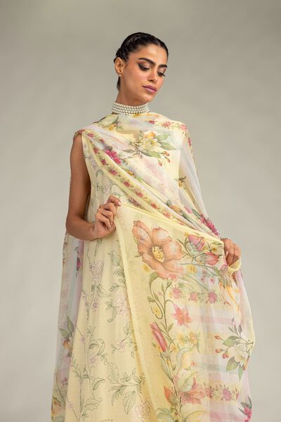 Embroidered | Mesuri | Floral Mesuri Dupatta | USD 30.00