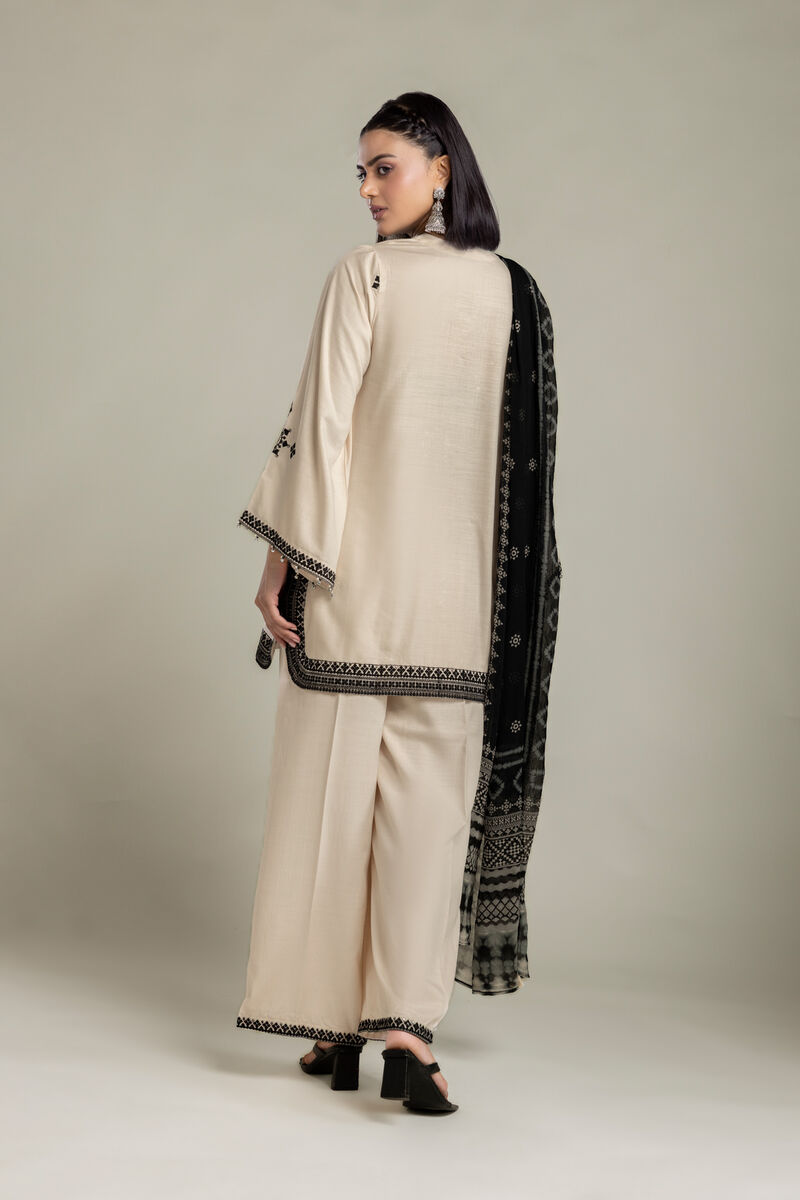 Embroidered | Raw Silk | Silk 3-Piece Tailored | USD 105.00