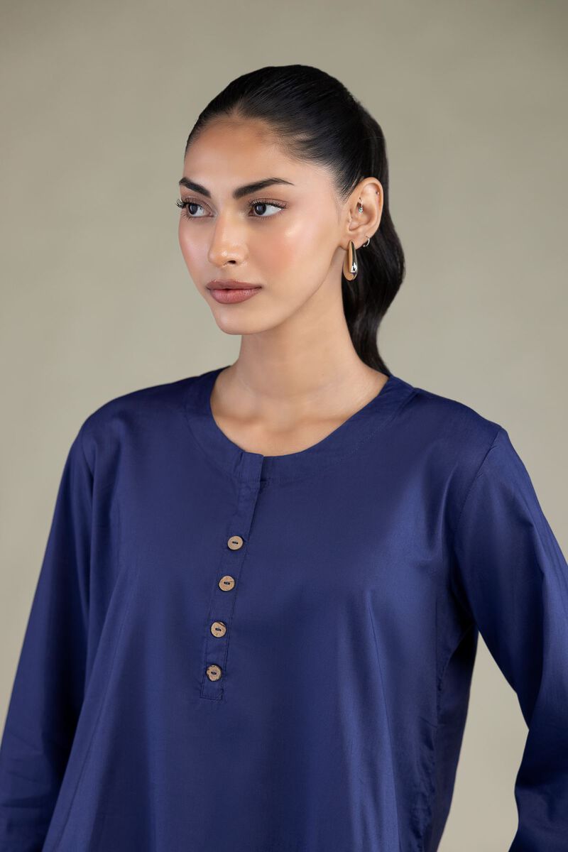 Dyed | Cotton Viscose | Solid Short Kurta | USD 40.00