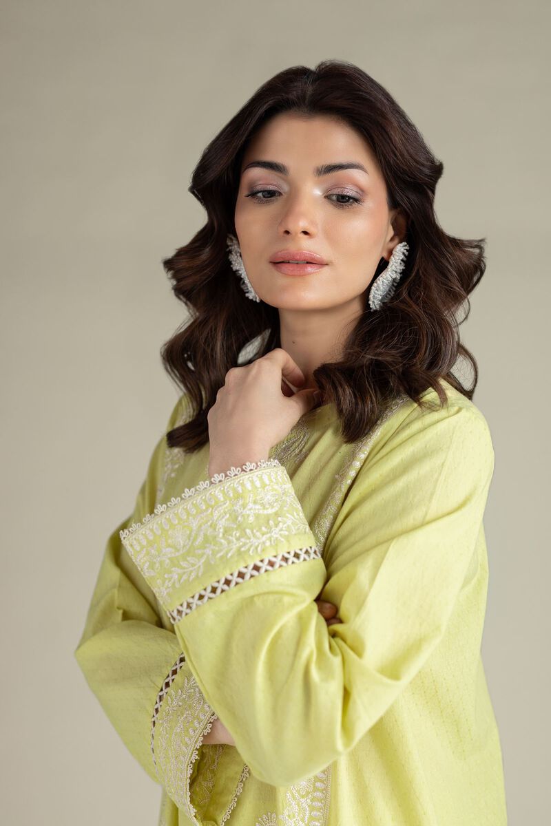 Embroidered | Cotton Dobby | Tailored Dobby 2-Piece | USD 60.00