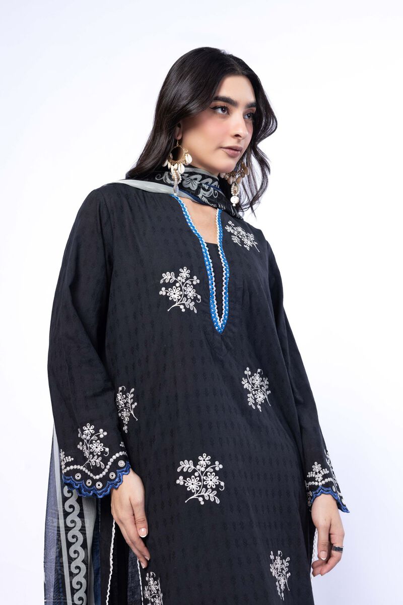 Embroidered | Cotton Dobby | Tailored 3 Piece | USD 75.00