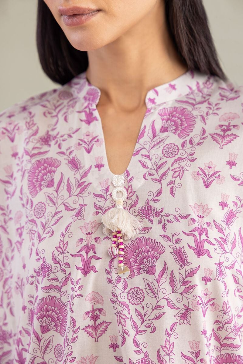 Printed | Cambric | Short Floral Kurta | USD 35.00