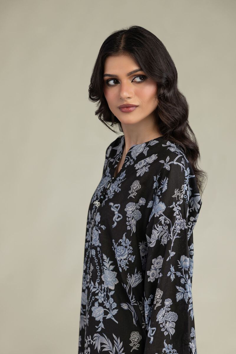 Embroidered | Lawn | Black Lawn Kurta | USD 35.00