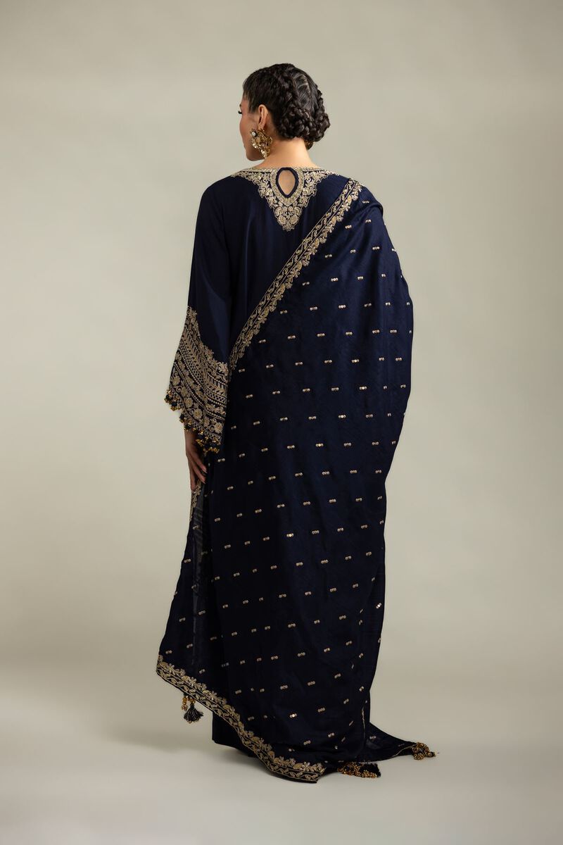 Embroidered | Raw Silk | 3-Piece Co-ord Set | USD 180.00
