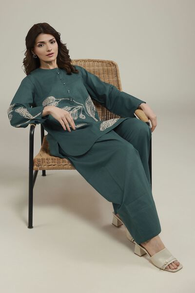 Embroidered | Heavy Textured Cotton | Kurta | USD 30.00