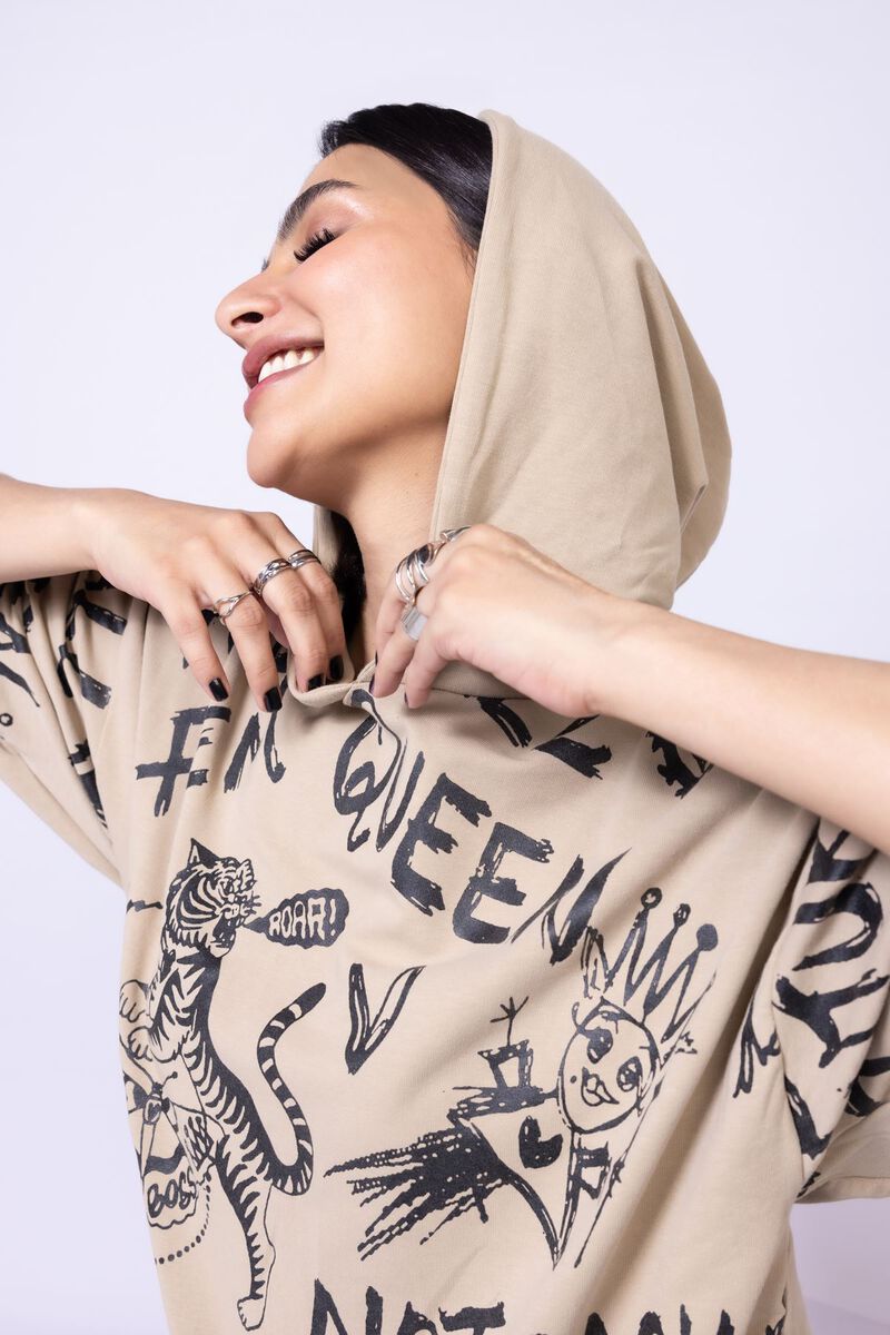 Printed | Lycra Terry | Hoodie | USD 7.50