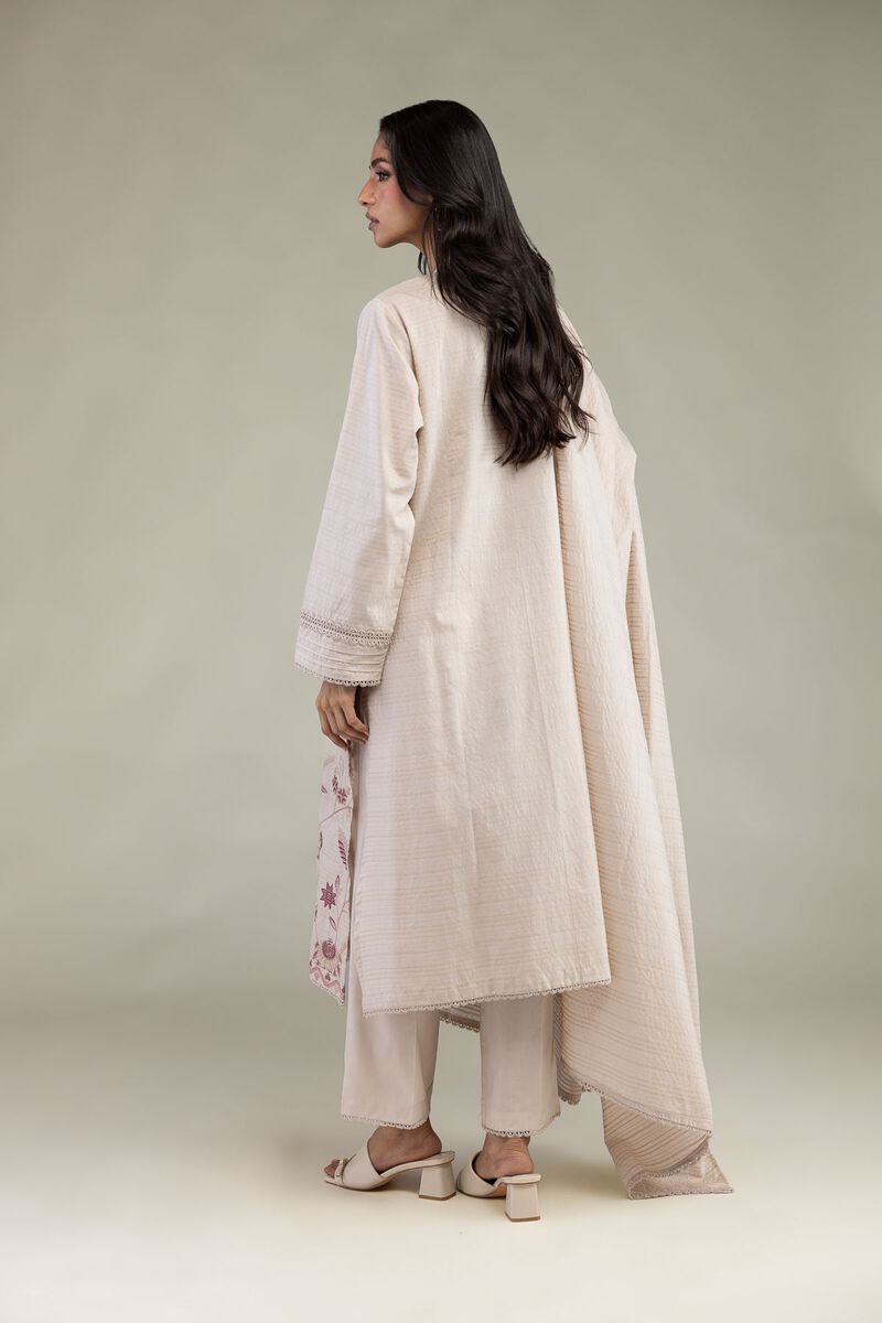 Embroidered | Messuri Dobby | Floral Tailored 3-Piece | USD 85.00