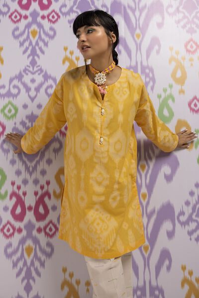 Drop Shoulder, YELLOW, hi-res