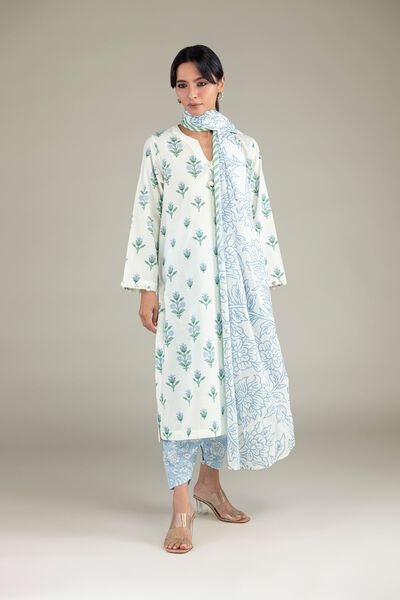 Cambric | Floral Longline Kurta | USD 40.00