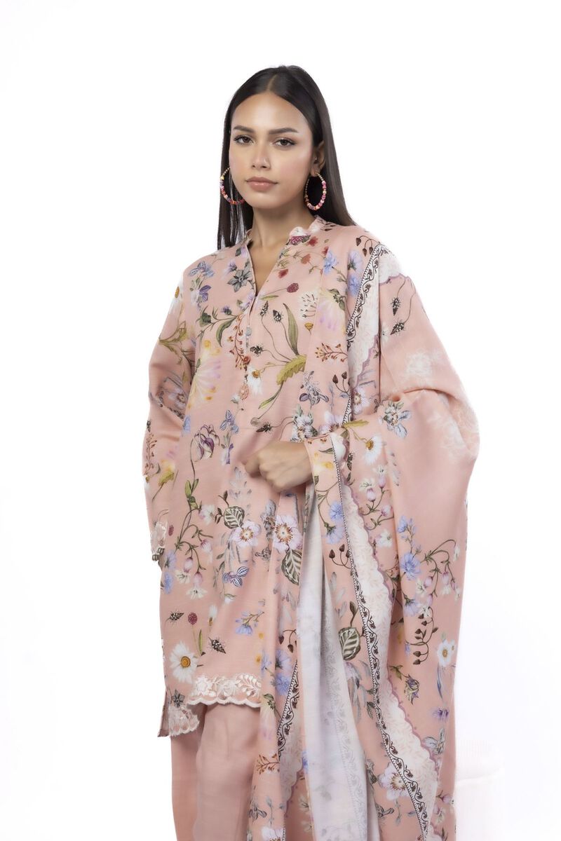 Embroidered | Blended Khaddar | Tailored 3 Piece | USD 60.00