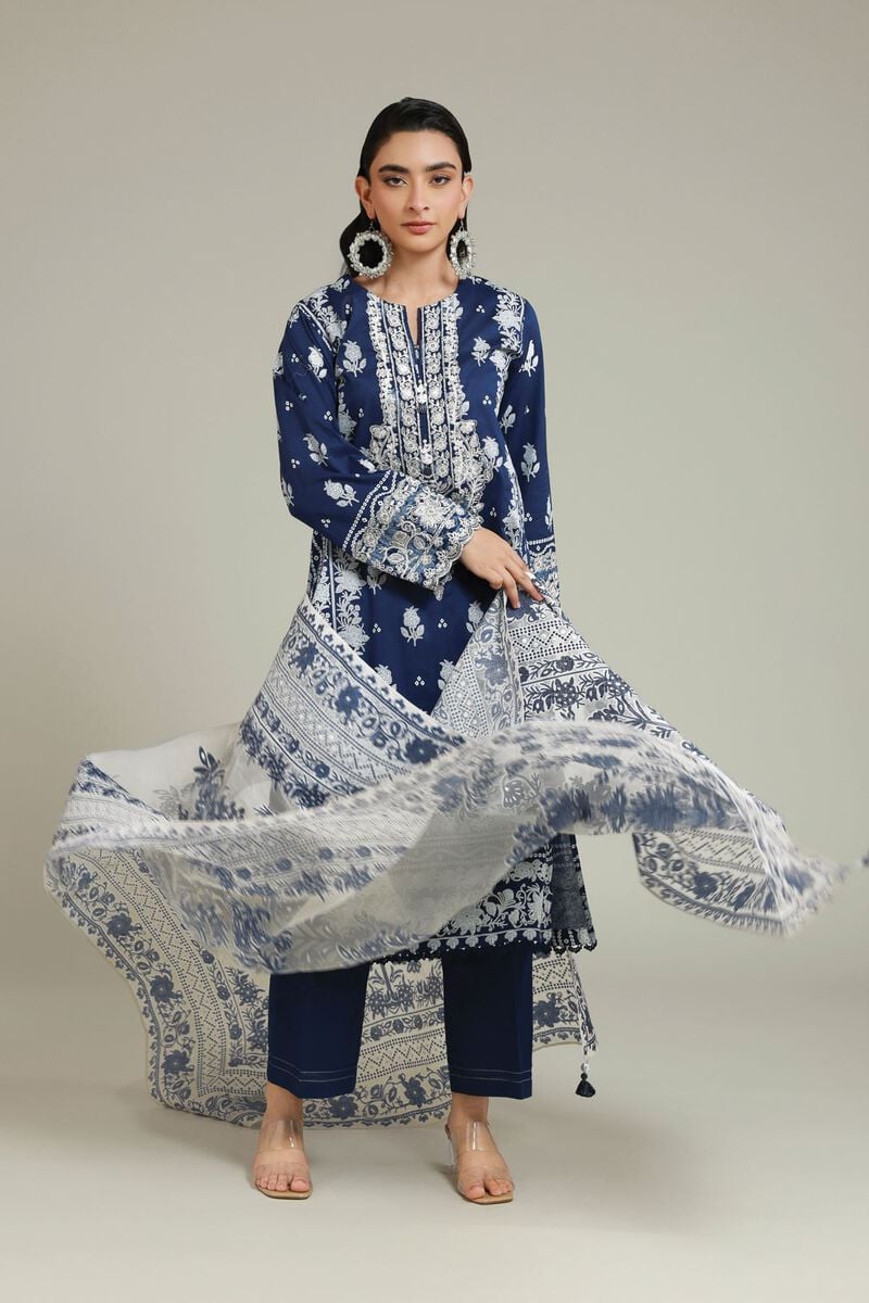 Embroidered | Cambric | Cambric 3-Piece Set | USD 85.00