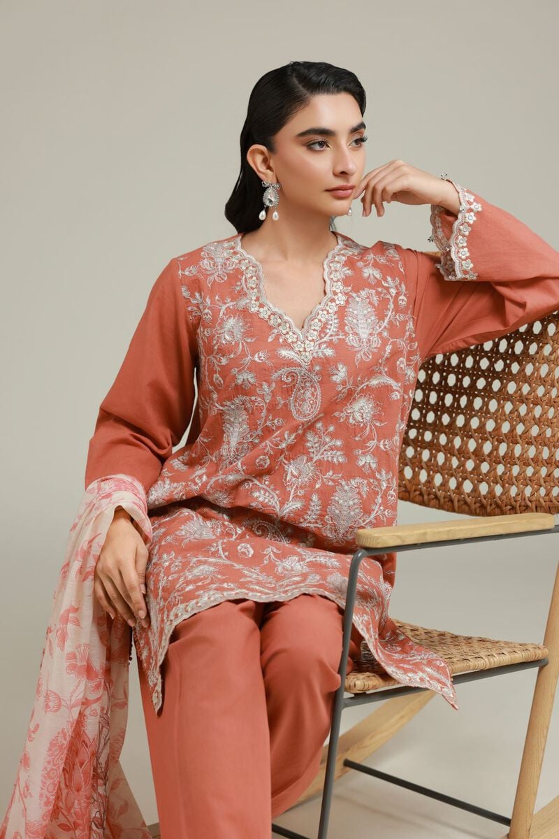 Embroidered | Cambric | Tailored 3 Piece | USD 75.00