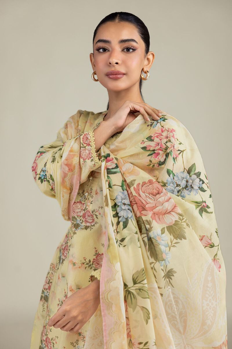 Printed | Lawn | Floral Lawn Dupatta | USD 30.00