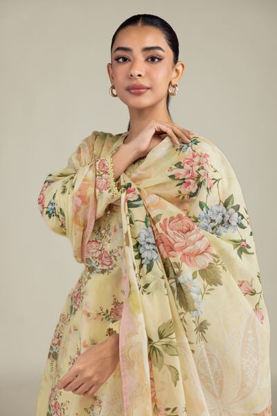 Printed | Lawn | Floral Lawn Dupatta | USD 30.00