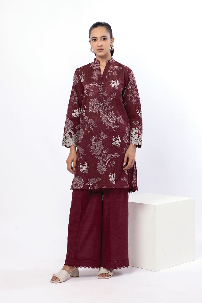 Embroidered | Light Khaddar | Tailored 2 Piece | Top and Bottom | USD 35.00