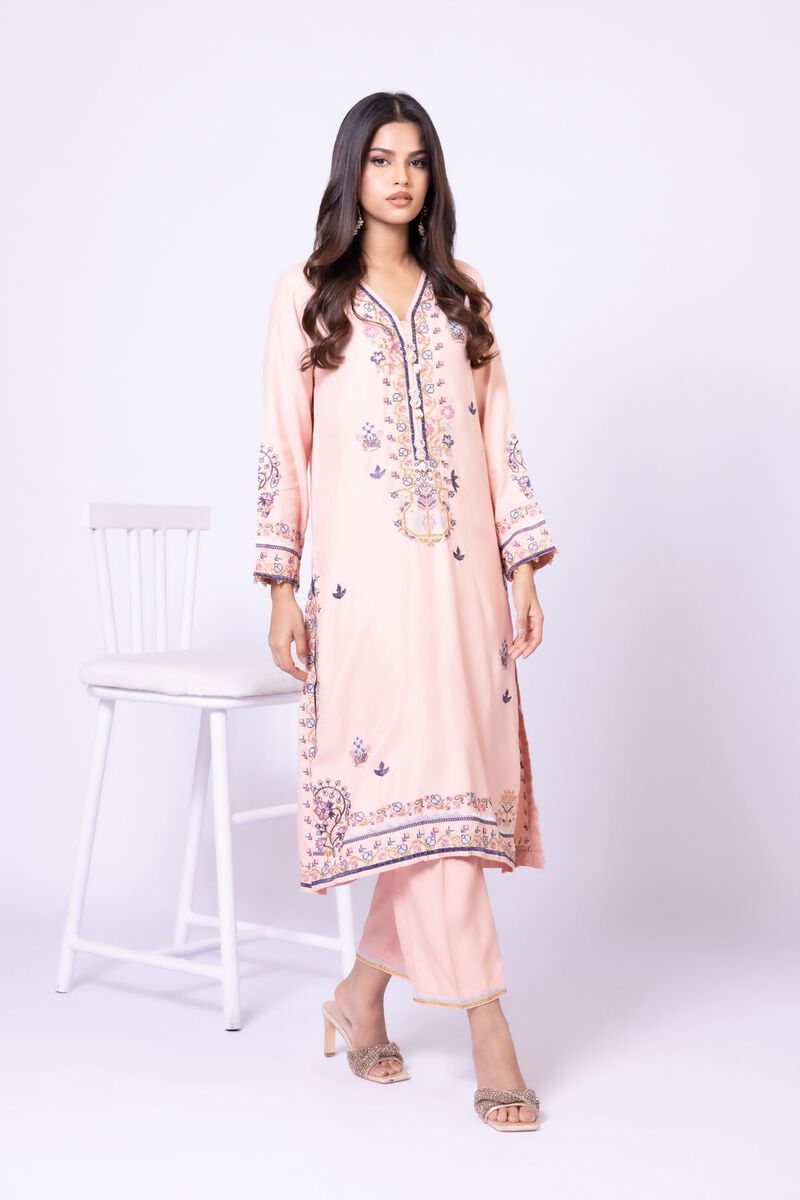 Embroidered | Viscose Oak Silk | Kurta | USD 60.00