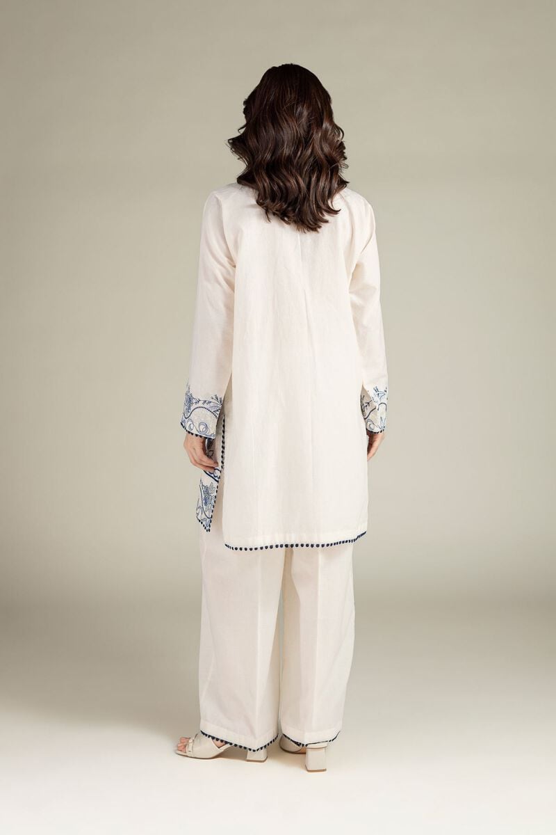 Embroidered | Cambric | Tailored 2 Piece | Top and Bottom | USD 65.00