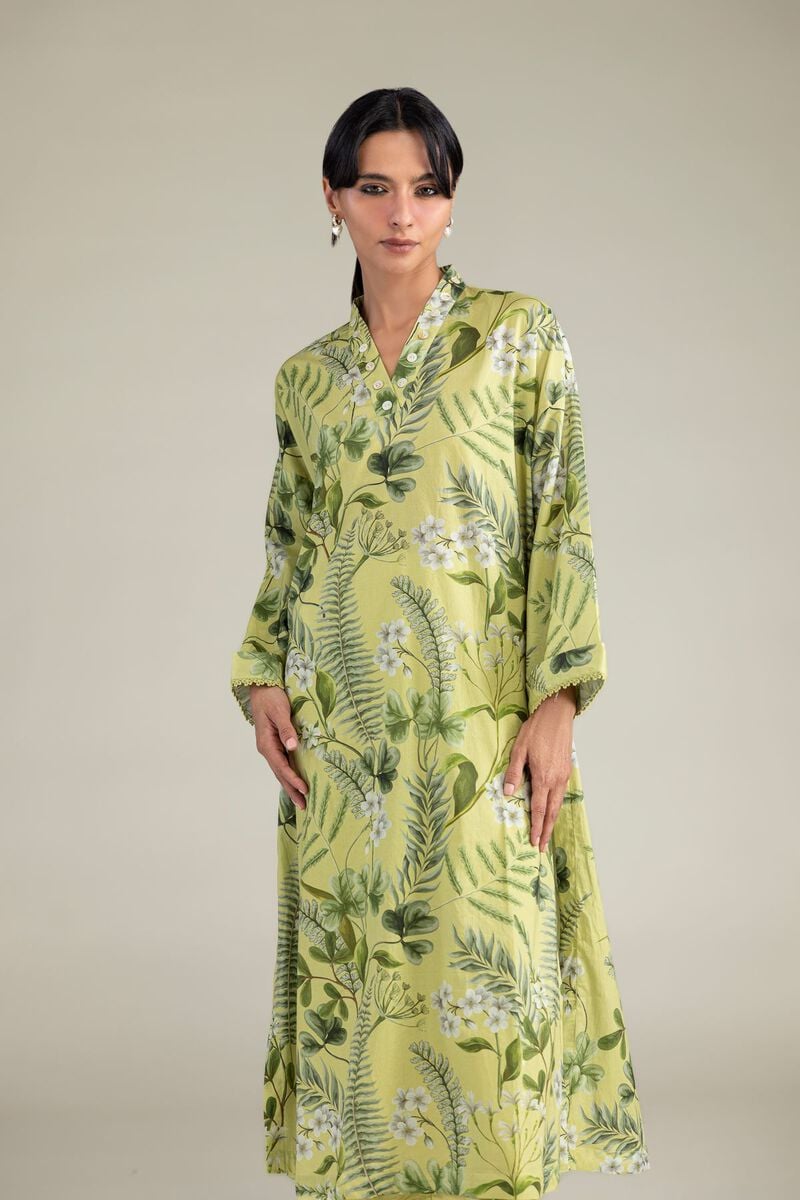 Printed | Cambric | Floral Longline Kurta | USD 35.00