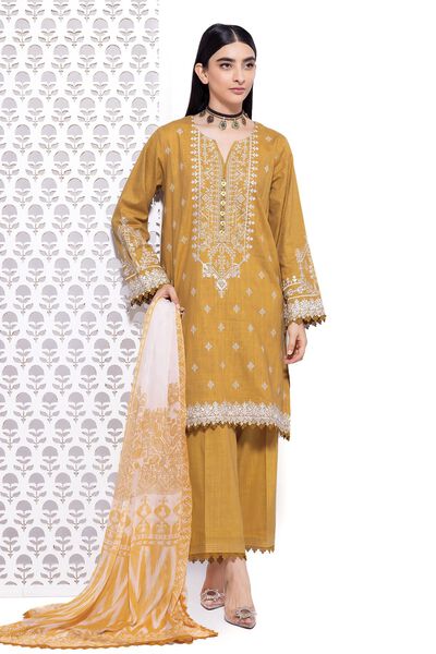 Embroidered | Crosshatch | Tailored 3 Piece | USD 42.50
