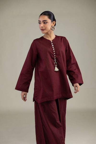 Dyed | Textured Cotton | Solid Cotton Kurta | USD 35.00