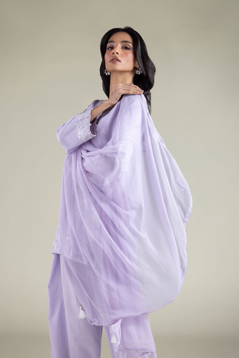 Embroidered | Chiffon | Draped Floral Dupatta | USD 30.00