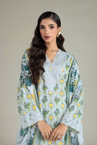 Embroidered | Cambric | Tailored 3 Piece | USD 70.00