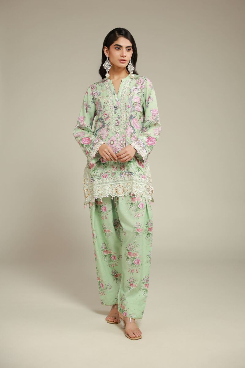 Embroidered | Raw Silk | Kurta | USD 65.00