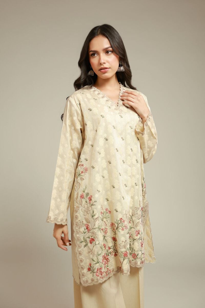 Embroidered | Broshia | Embroidered Tailored 2-Piece | USD 65.00