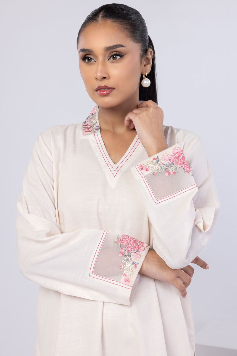 Embroidered | Dull Raw Silk | Kurta | USD 10.50