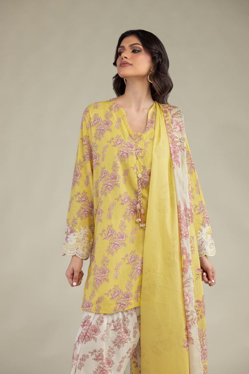Embroidered | Lawn | Lawn Floral Dupatta | USD 30.00