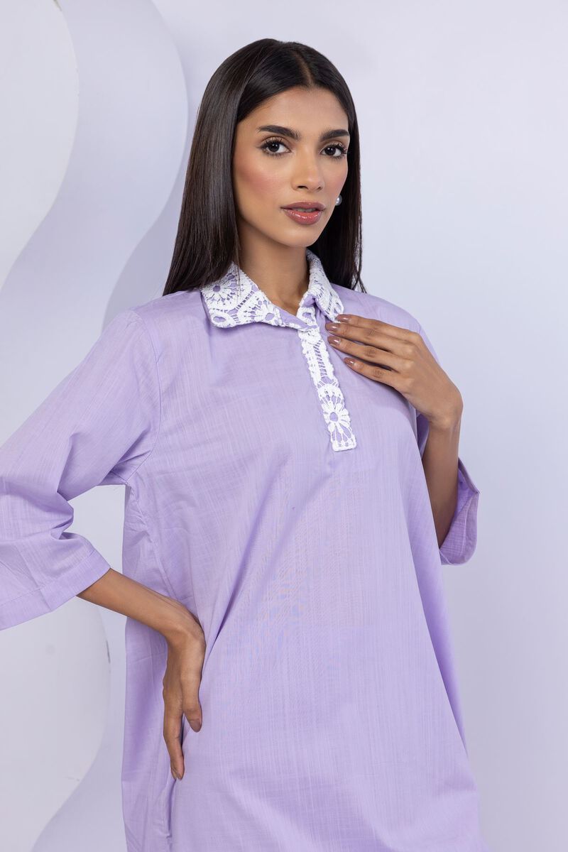 Embroidered | Crosshatch Poplin | Kurta | USD 15.00