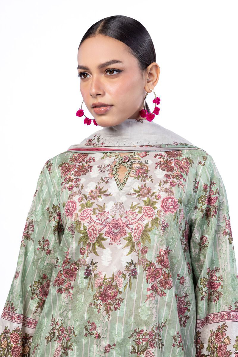 Printed | Broshia | Tailored 3 Piece | USD 65.00